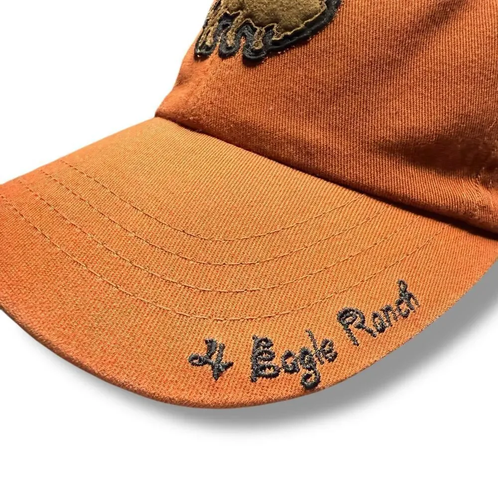 American Dry Goods Ball Cap 4 Eagle Ranch Buffalo Embroidered Hat OSFM